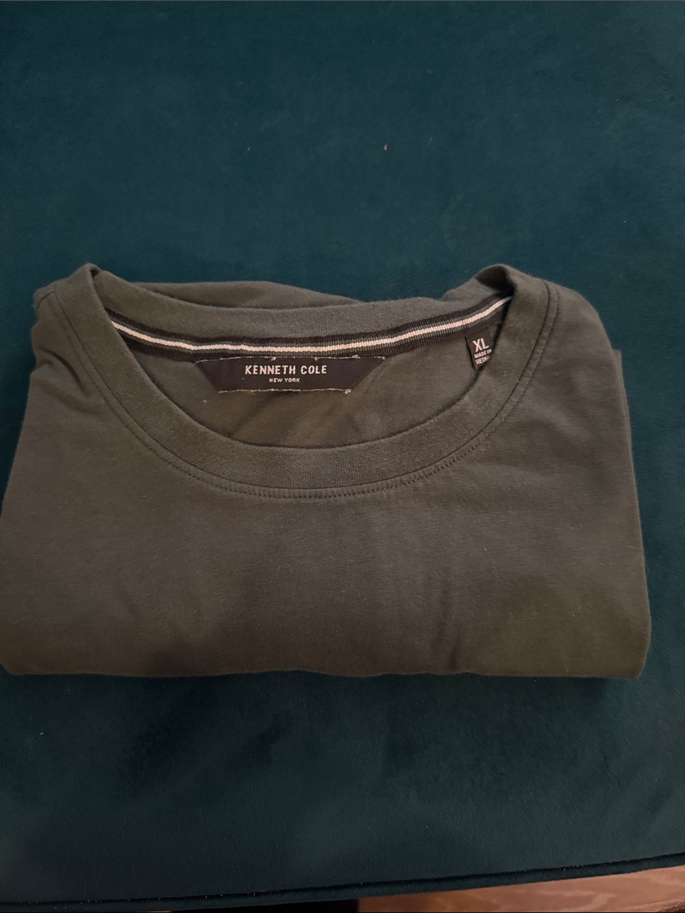 Kenneth Cole Men’s Crew Neck T-Shirt - Olive